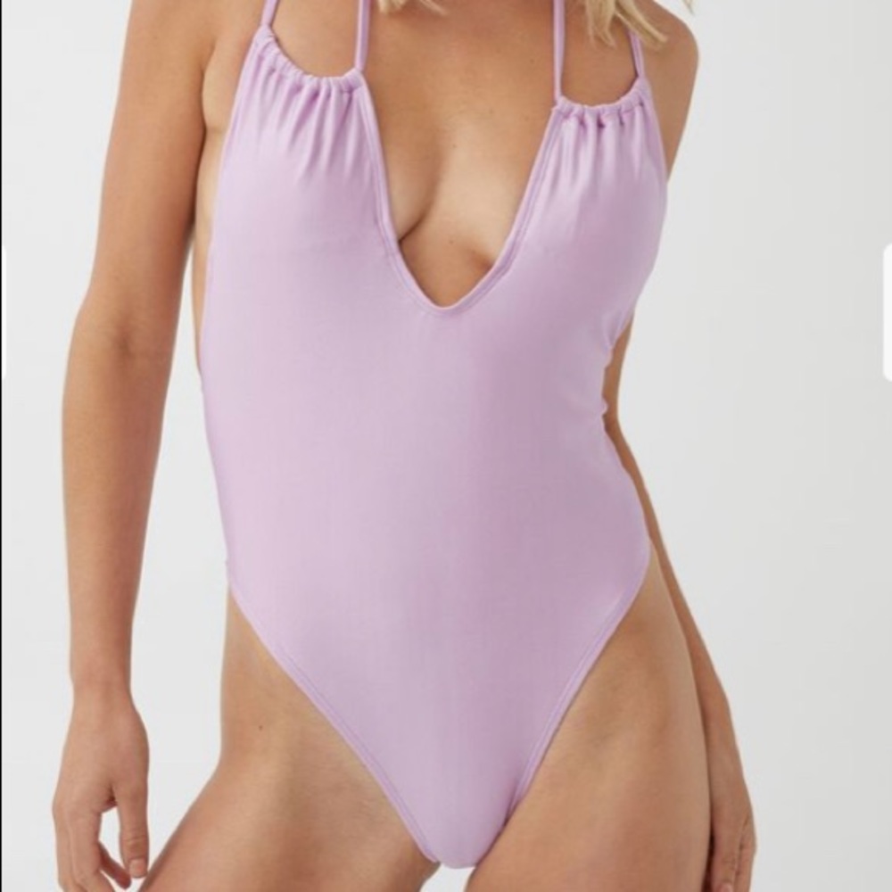 Cotton On. XL  Lavender Multi style Tie one piece